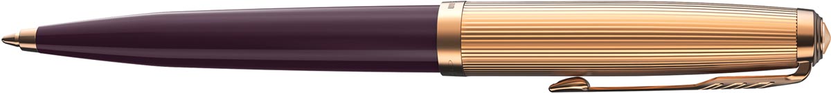 Parker 51 Premium balpen Plum GT, zwarte inkt