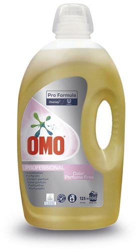 Omo Professional Pro Formula Colour Perfume Free wasmiddel, fles van 5 liter, 100 wasbeurten afbeelding