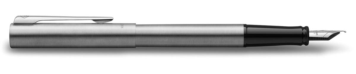 Waterman vulpen Allure Chrome fijne punt, inclusief 6 inktpatronen, op blister