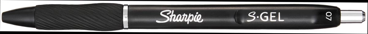 Sharpie S-gel roller, medium punt, blister van 3 stuks, zwart afbeelding