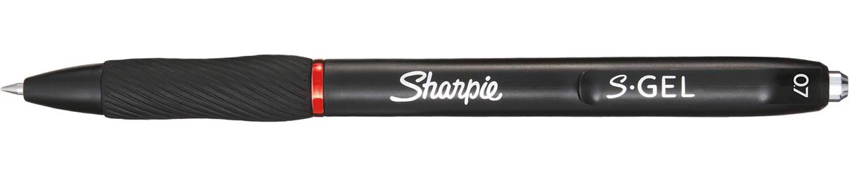 Sharpie S-gel roller, medium punt, rood