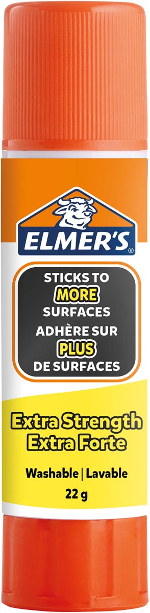 Elmer's Extra Strenght lijmstick van 22 gr, op blister, paars
