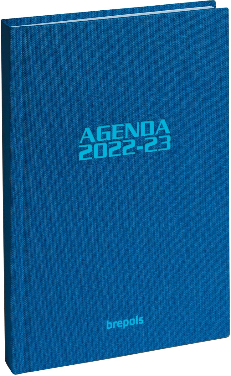 Brepols schoolagenda Rainbow, display met 12 stuks in geassorteerde kleuren, 2022-2023 Brepols schoolagenda Rainbow, display met 12 stuks in geassorteerde kleuren, 2022-2023