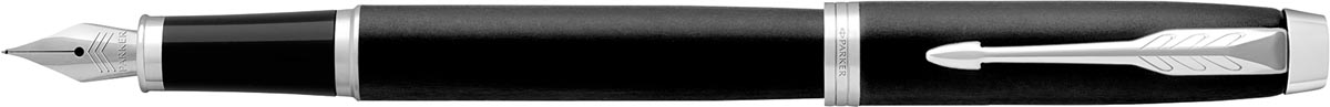 Parker IM vulpen fijn, Matte Black CT