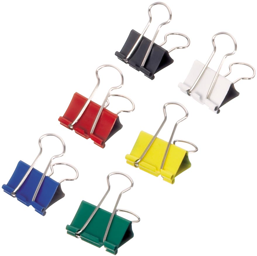 Maul Foldbackclip Mauly 215, 19mm, geassorteerde kleuren, blister van 12 stuks Maul Foldbackclip Mauly 215, 19mm, geassorteerde kleuren, blister van 12 stuks