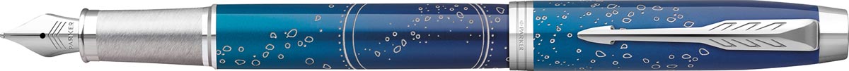 Parker IM vulpen, medium, in giftbox, Submerge CT (licht-/donkerblauw)