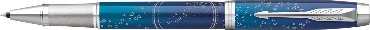 Parker IM roller, fijn, in giftbox, Submerge CT (licht-/donkerblauw)