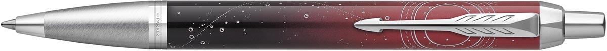 Parker IM balpen, medium, in giftbox, Portal CT (rood/zwart)