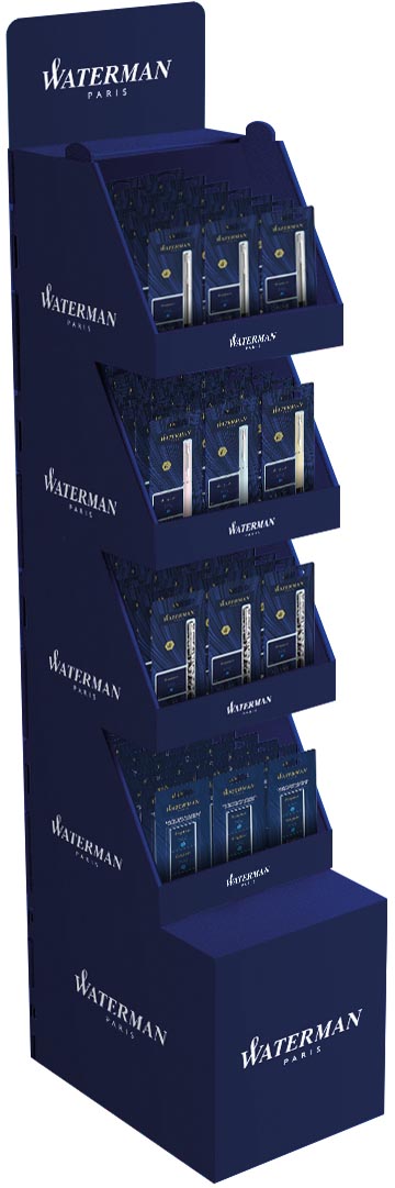 Waterman Allure vulpen met vulling, floordisplay met 144 stuks Waterman Allure vulpen met vulling, floordisplay met 144 stuks