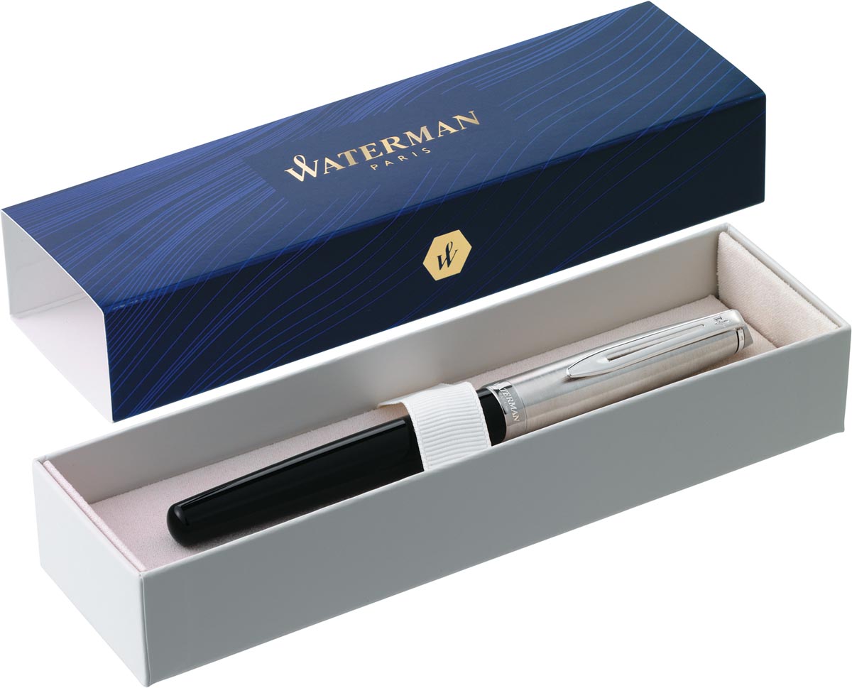 Waterman Emblème 2.0 CT vulpen, medium punt, zwart