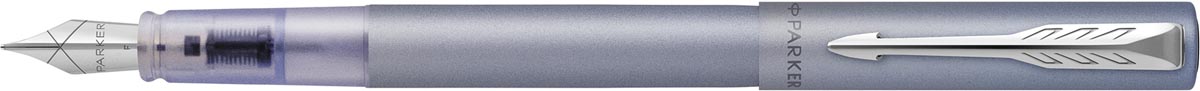 Parker vulpen Vector XL, fijn, in giftbox, Silver blue (zilver/blauw)
