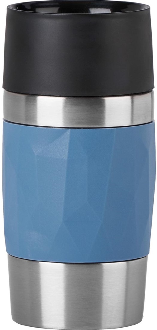 Emsa Travel Mug Compact thermosbeker, 0,3 l, blauw bij VindiQ Office