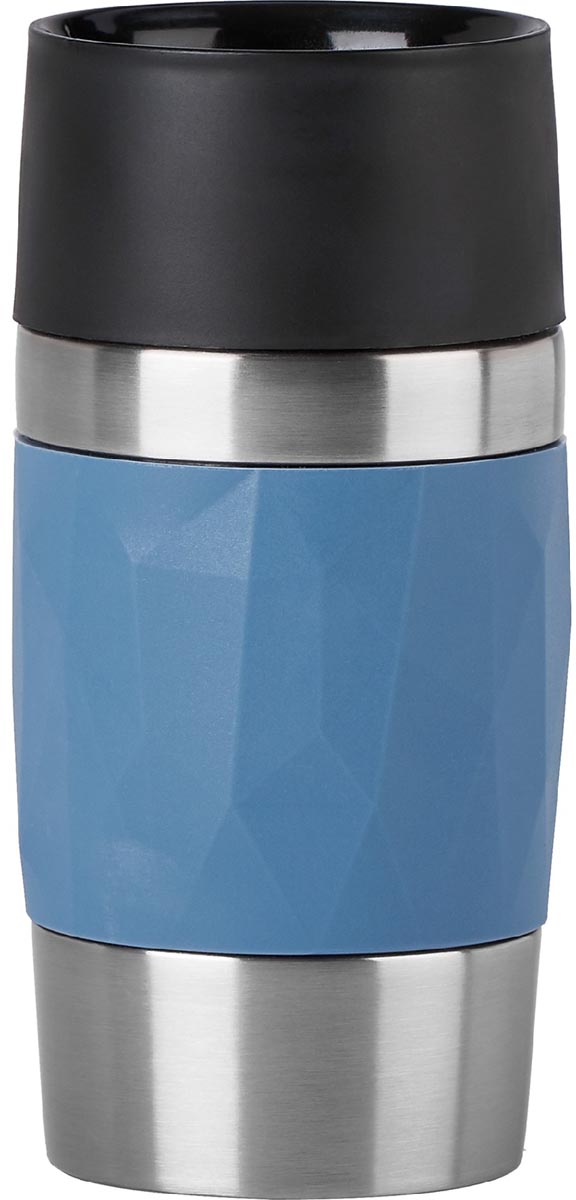 Emsa Travel Mug Compact thermosbeker, 0,3 l, blauw afbeelding