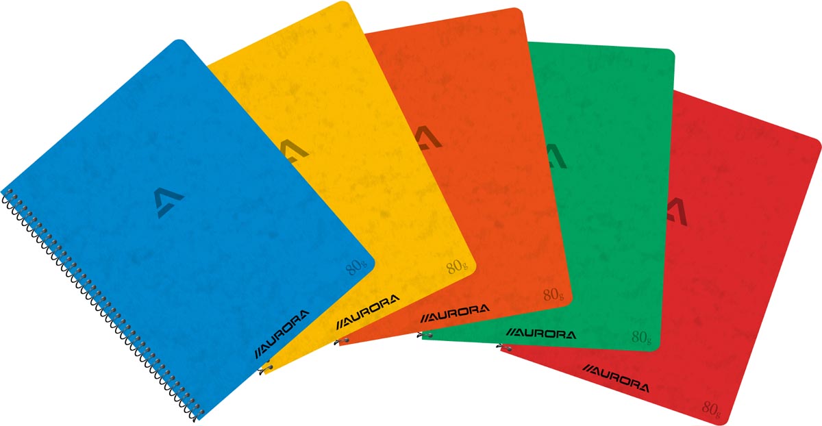 SPIRAALSCHRIFT 60BL. GELIJND ft 16,5 x 21 cm, 120 bladzijden, gelijnd afbeelding