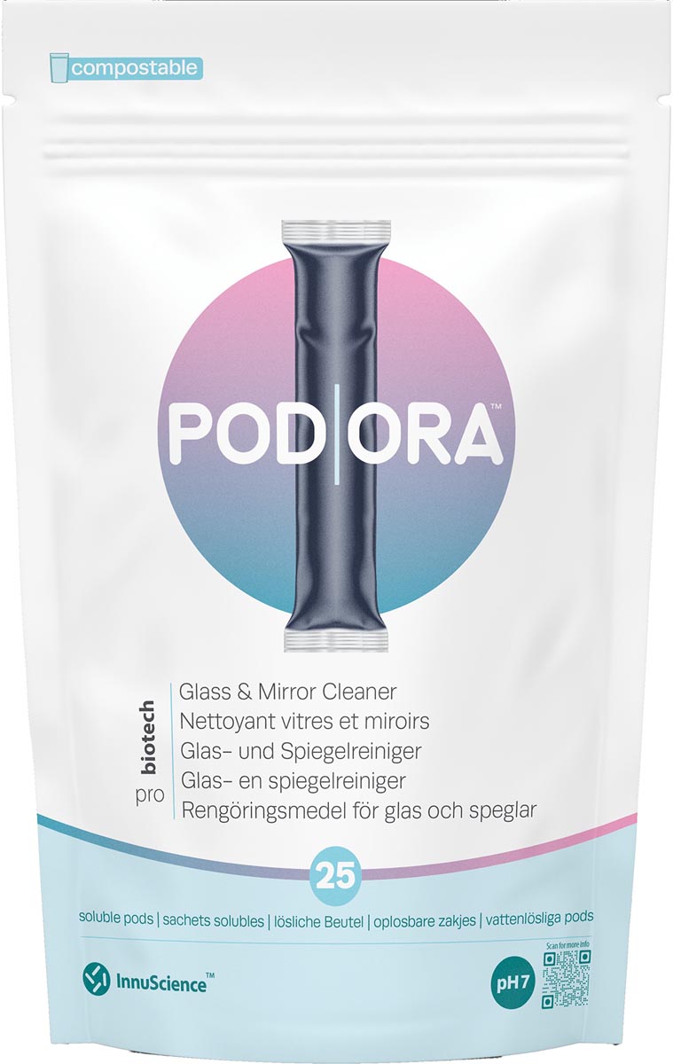 PodOra glasreiniger pods, pak van 25 stuks afbeelding