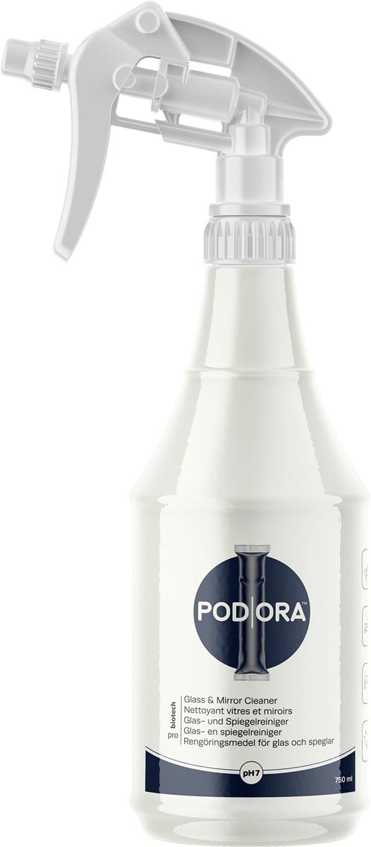 PodOra glasreiniger sprayfles afbeelding