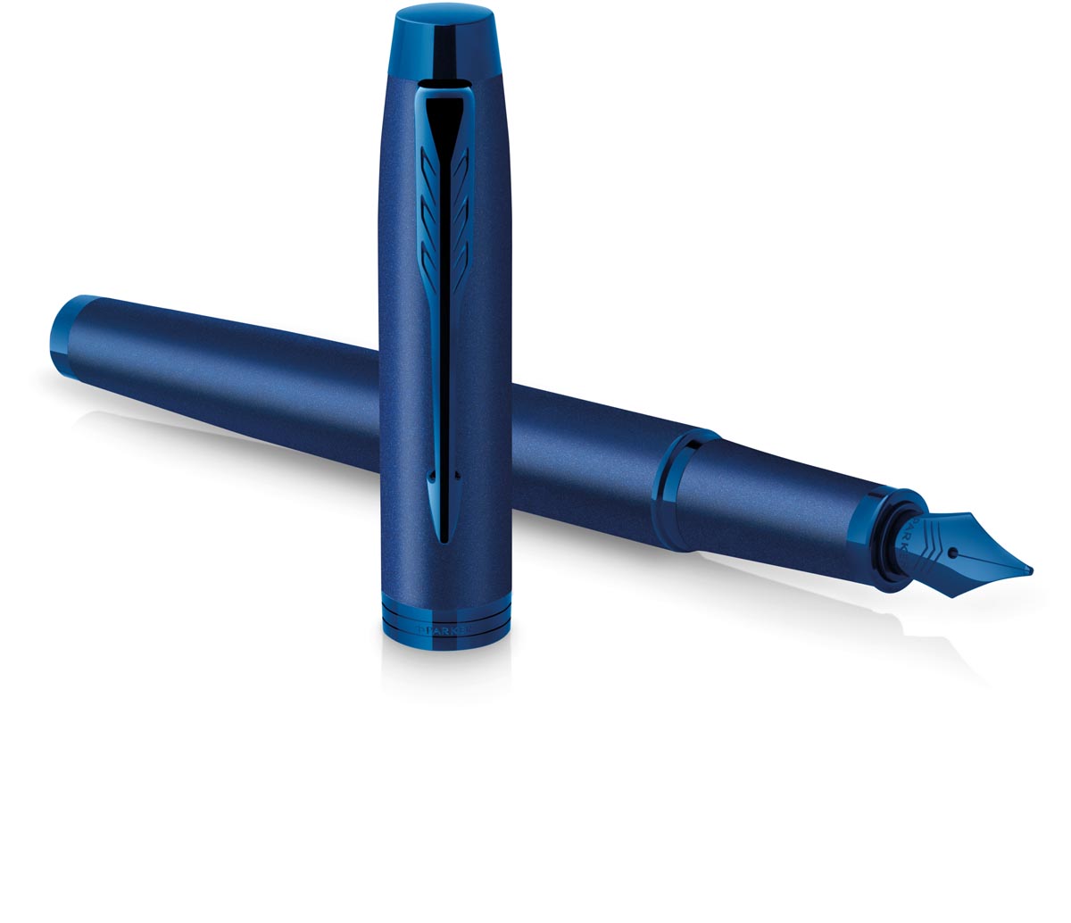 Parker IM Monochrome Blue vulpen, medium, giftbox Parker IM Monochrome Blue vulpen, medium, giftbox