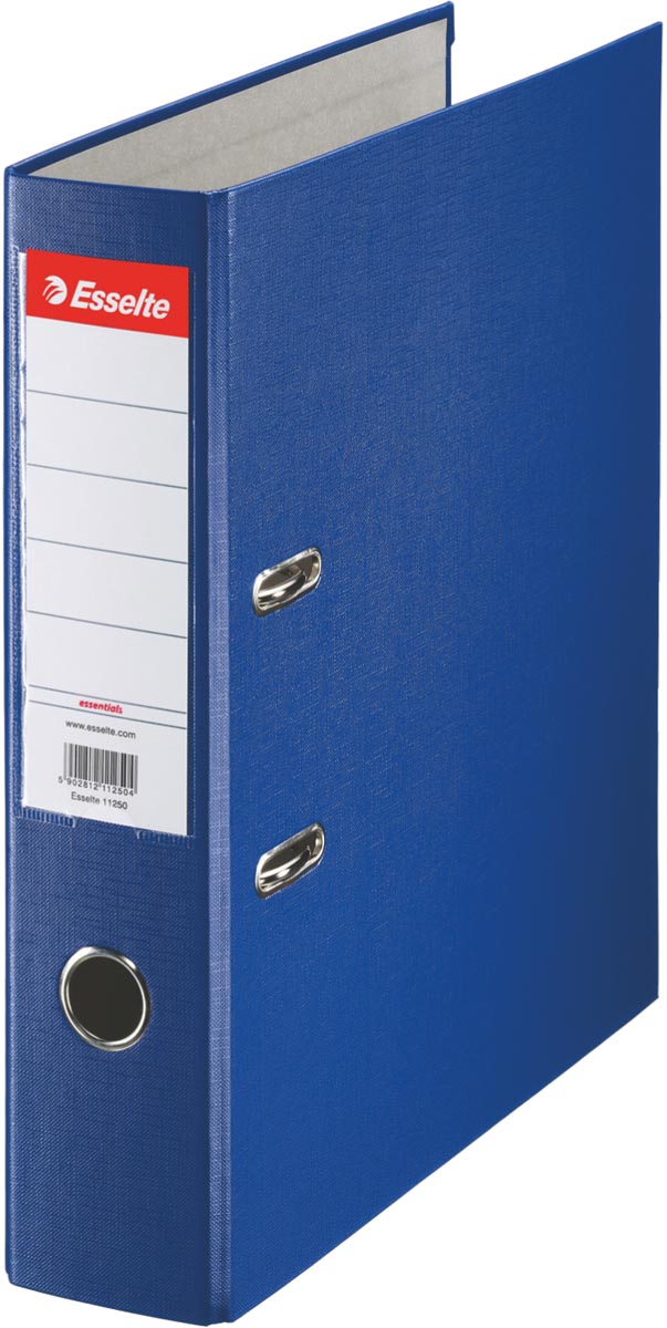Esselte Essentials ordner, rug van 7,5 cm, blauw afbeelding