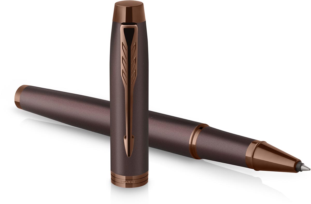 Parker IM Monochrome roller Bordeaux, fijn, giftbox Parker IM Monochrome roller Bordeaux, fijn, giftbox