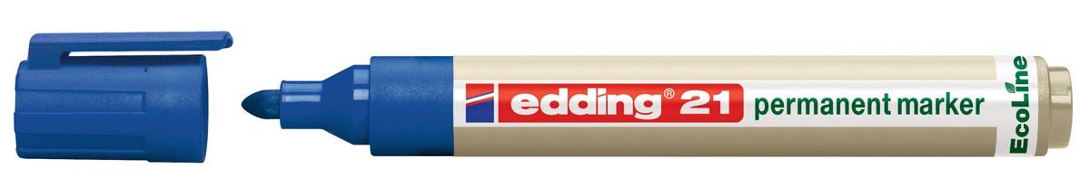 Edding permanent marker Ecoline e-21 blauw afbeelding