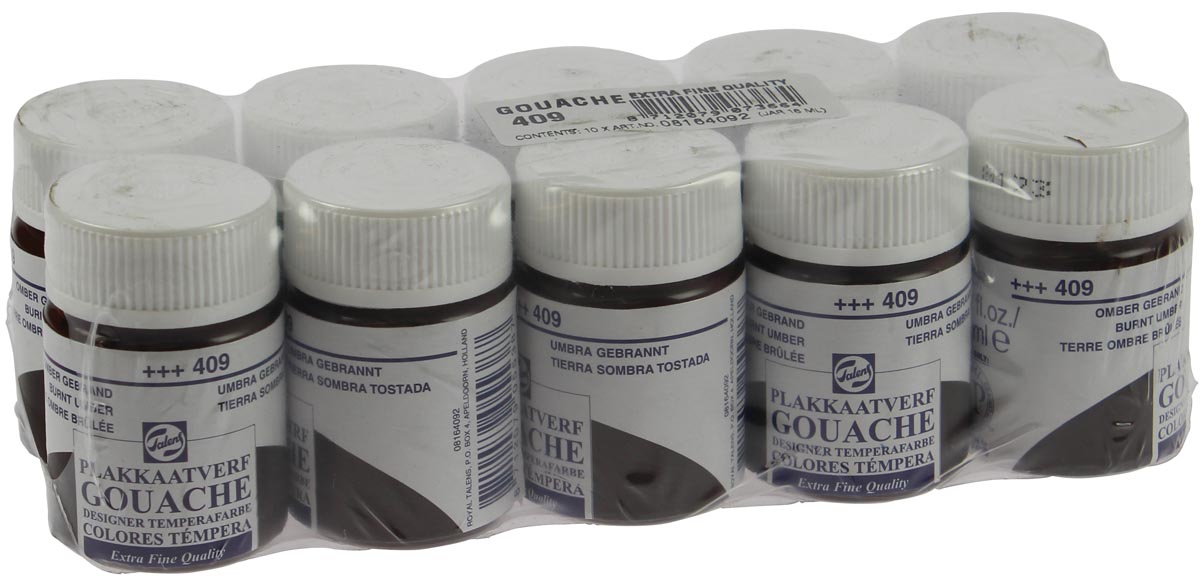 Talens Plakkaatvef Extra Fijn Flacon Van 16 Ml Omber Gebrand huismerk kopen in de aanbieding