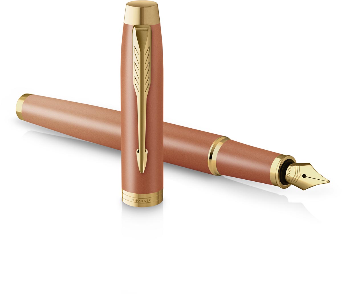 Parker IM Rituals vulpen, oranje GT, medium, giftbox