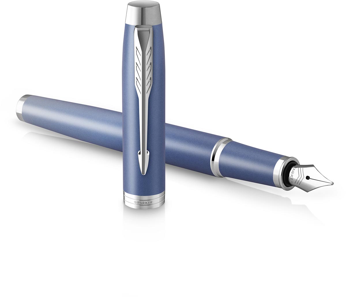 Parker IM Rituals vulpen, blauw CT, medium, giftbox afbeelding