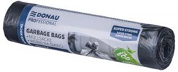 DONAU PROFESSIONAL vuilniszak, 31 micron, ft 69 x 62 cm, 60 liter, zwart, pak van 10  stuks