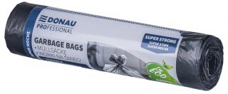 DONAU PROFESSIONAL vuilniszak, 31 micron, ft 69 x 62 cm, 60 liter, zwart, pak van 10 stuks