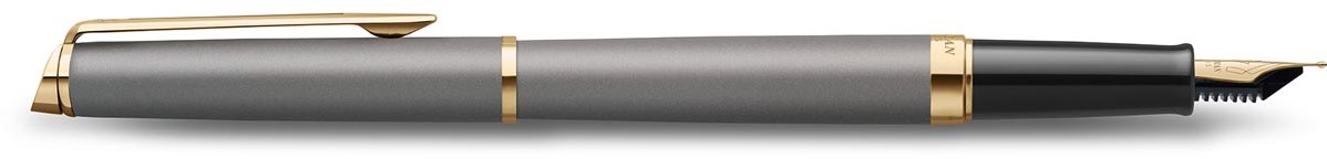 Stylo Plume Waterman Forum Acier Gris/vert - Vintage, Occasion Avec Micro-rayures