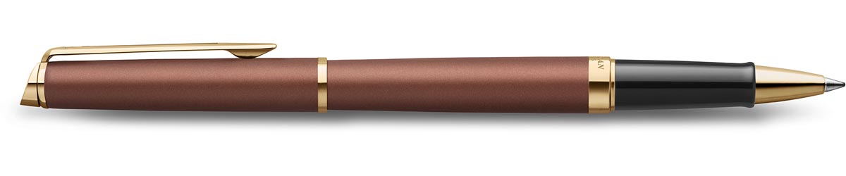 Waterman Hémisphère Metalic roller, fijn, koperrood GT, giftbox afbeelding