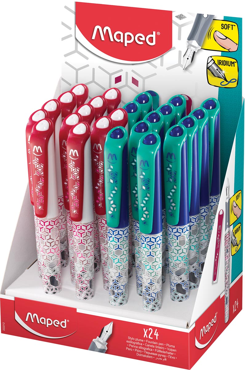 Maped vulpen Classic, display met 24 stuks in geassorteerde kleuren