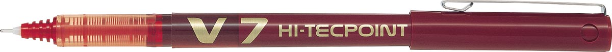 Pilot roller Hi-Tecpoint V7 schrijfbreedte 0,4 mm rood