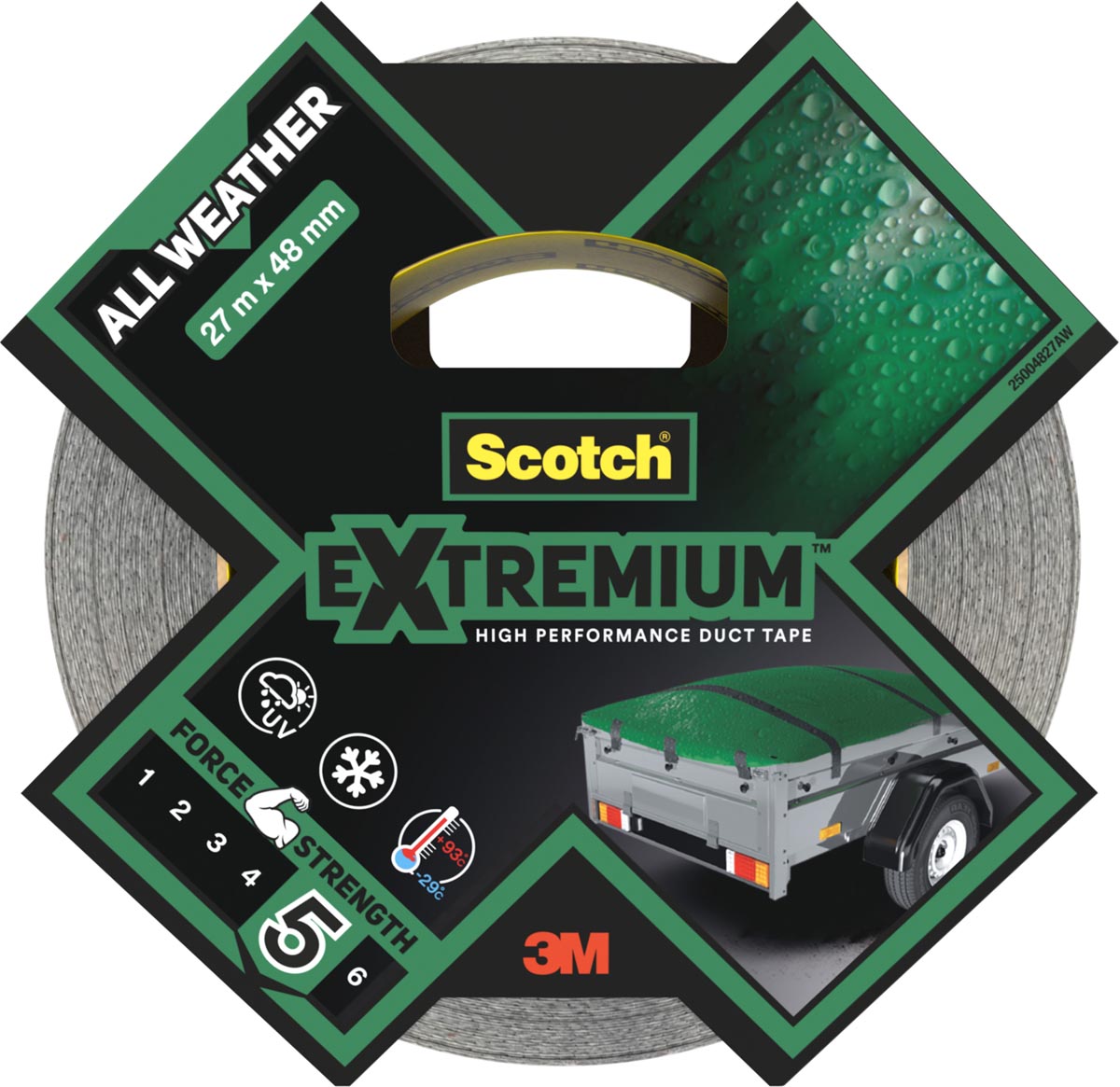 Scotch krachtige tape Extremium Duct Tape All Weather, ft 48 mm x 27 m afbeelding