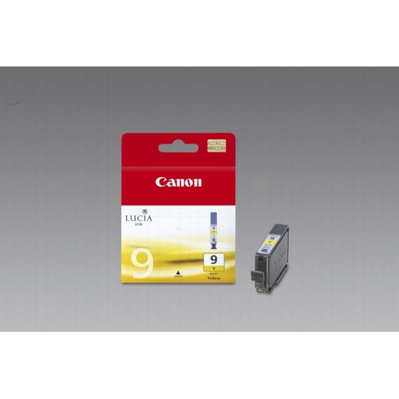 Canon inktcartridge PGI-9Y, 930 pagina&apos;s, OEM 1037B001, geel afbeelding