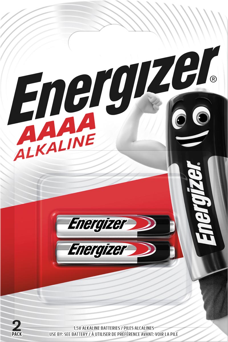 Energizer batterij Alkaline AAAA, blister van 2 stuks afbeelding