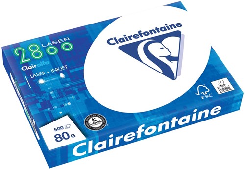 Clairefontaine Clairalfa printpapier ft A3, 80 g, pak van 500 vel