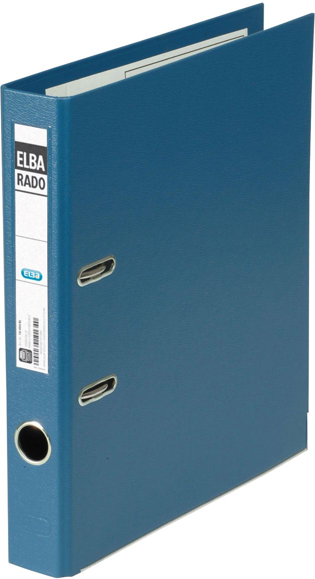 Elba Rado Plast ordner, blauw, rug van 5 cm