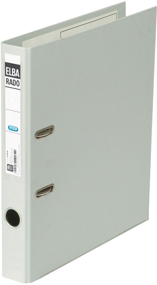 Elba Rado Plast ordner, grijs, rug van 5 cm