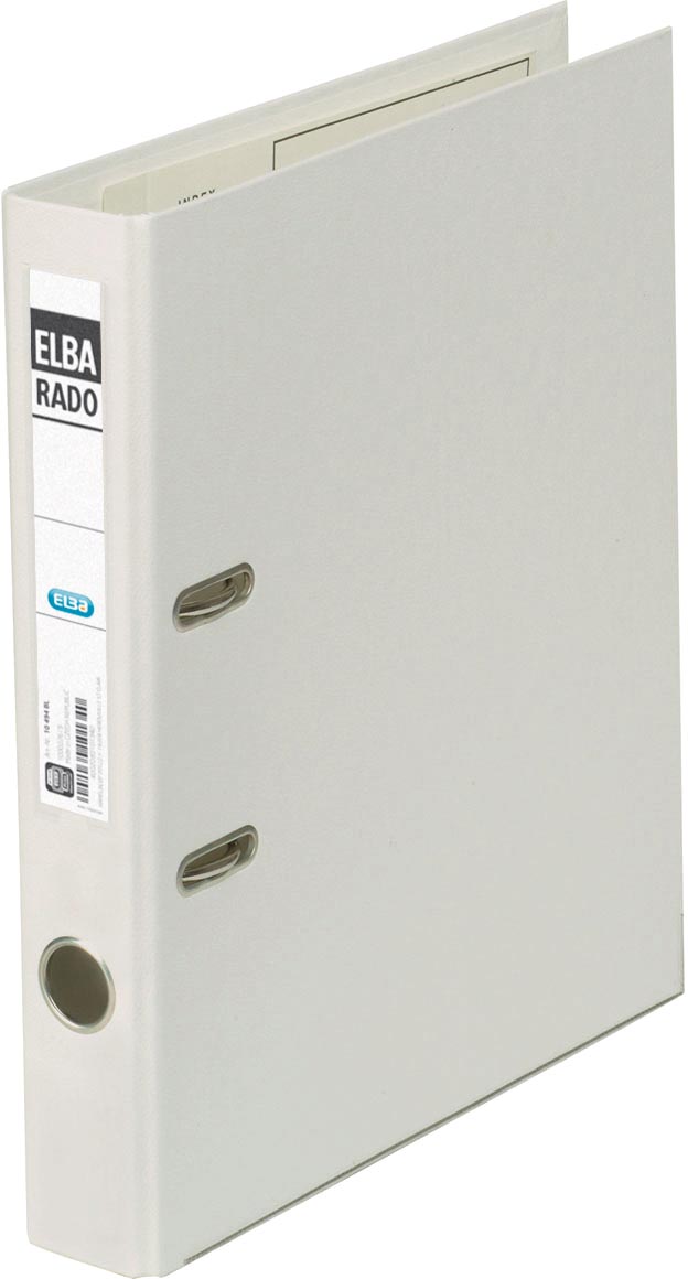 Elba Rado Plast ordner, wit, rug van 5 cm afbeelding