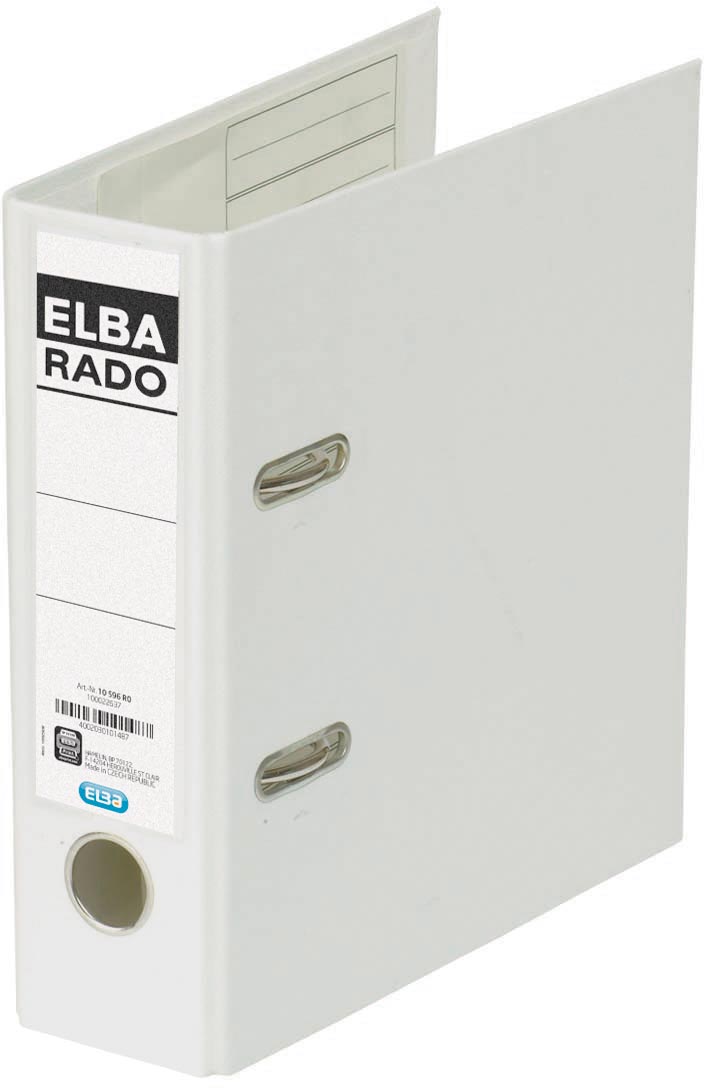 Elba Rado Plast ordner voor ft A5 staand, wit, rug van 7,5 cm afbeelding