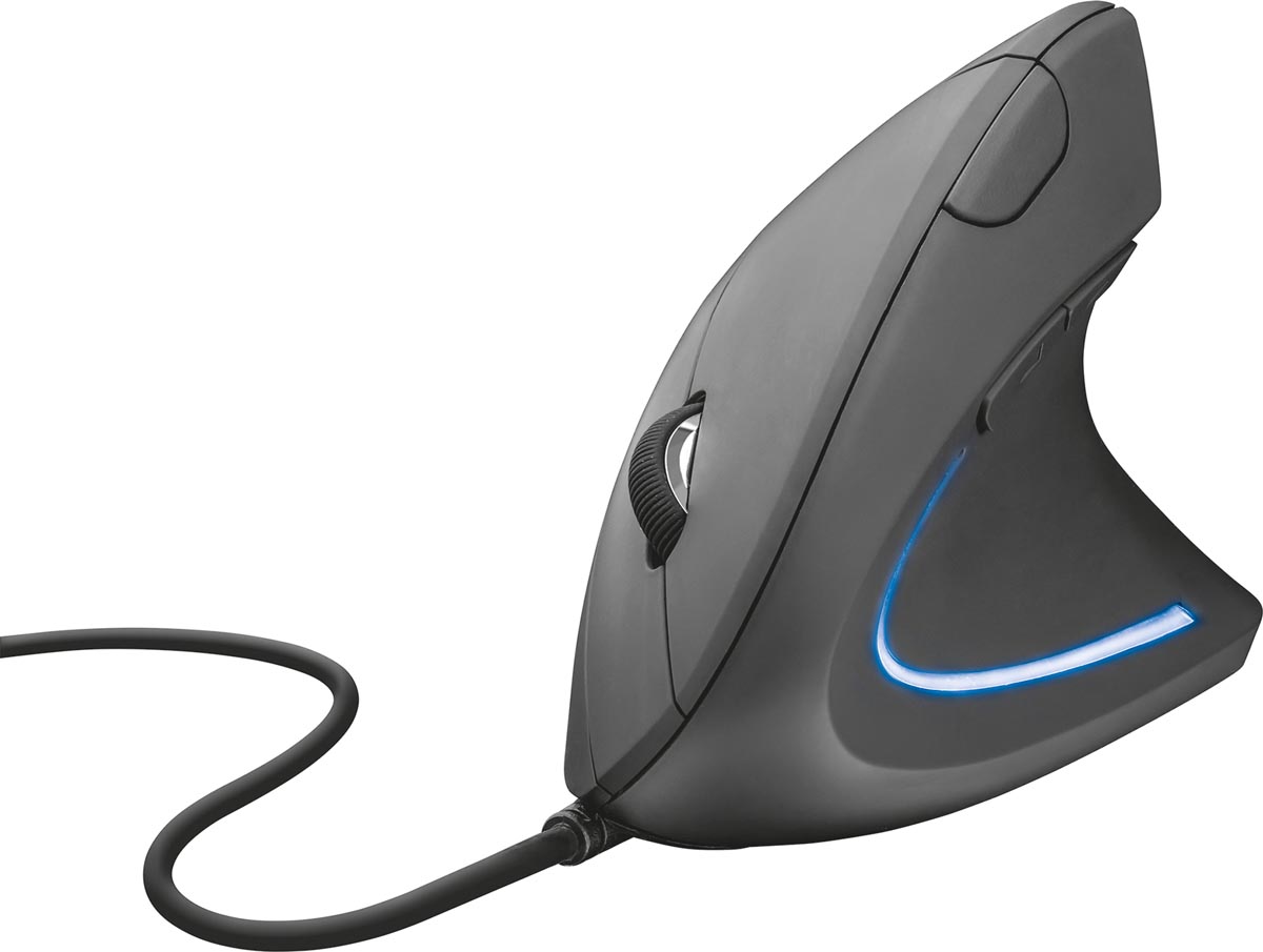 Trust ergonomische muis Verto, voor rechtshandigen