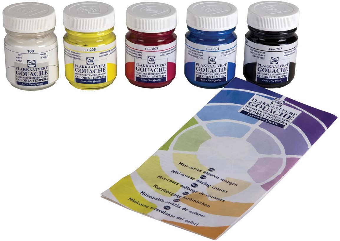 Talens gouache Extra Fine, flacon de 50 ml, blanc bij VindiQ Office