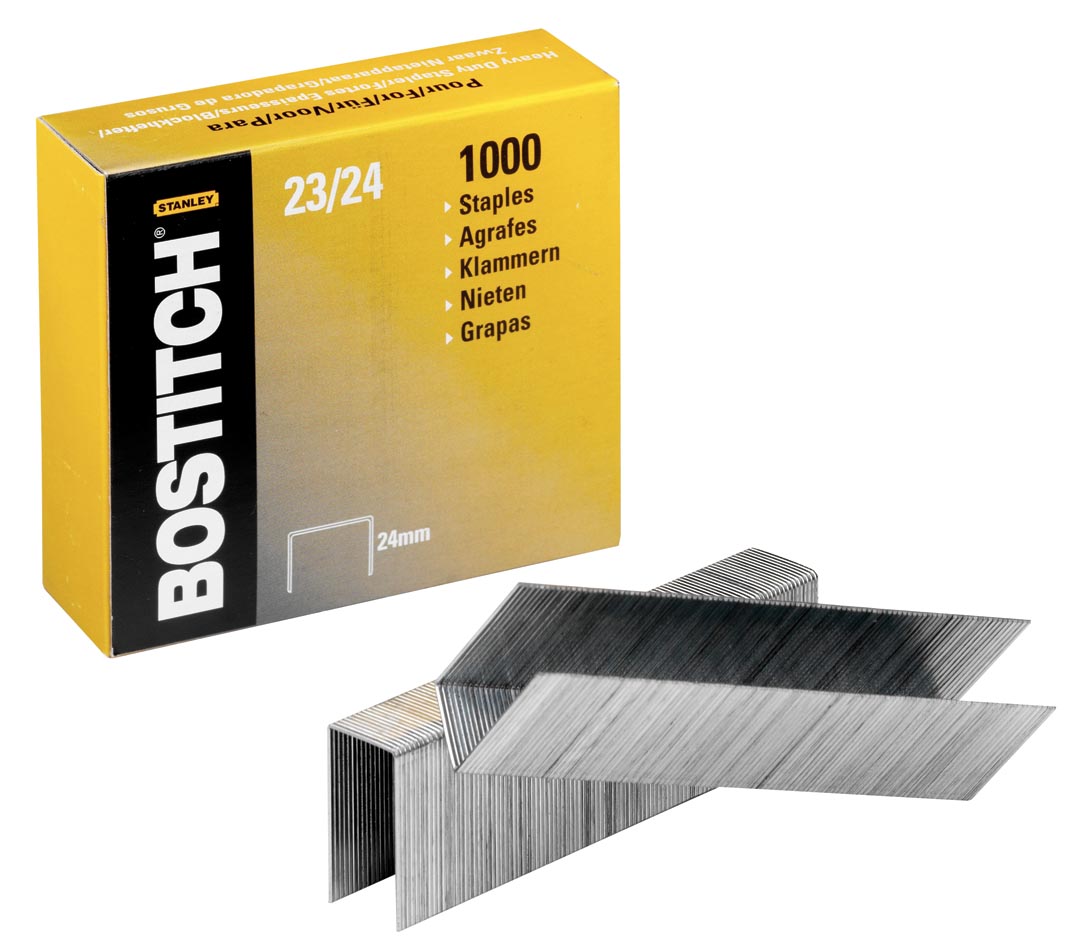 Bostitch nietjes 23-24-1M, 24 mm, verzinkt, voor 00540