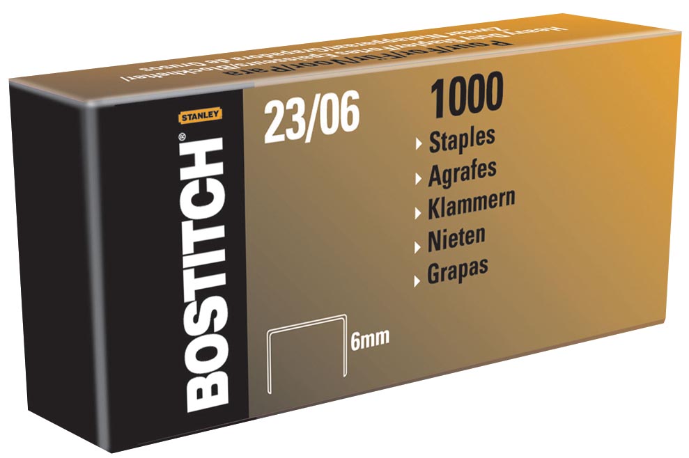 Bostitch nietjes 23-6-1M, 6 mm, verzinkt, voor PHD60, B310HDS, HD-23L17 afbeelding