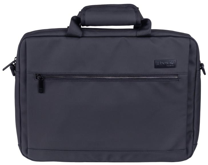 DONAU TRAVEL laptoptas Vienna, 10 l, 15,6 inch, zwart