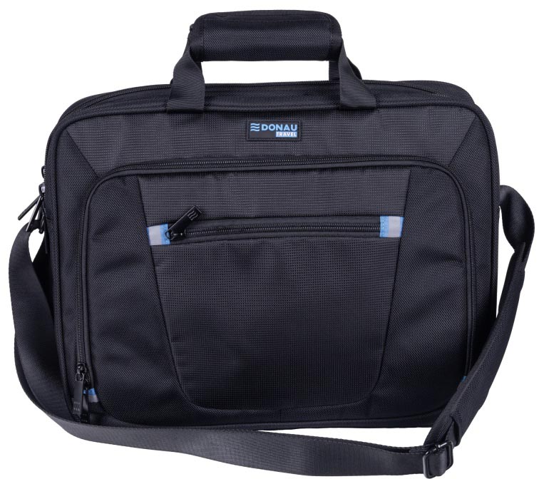 DONAU TRAVEL laptoptas Zurich, 12 l, 15,6 inch, zwart