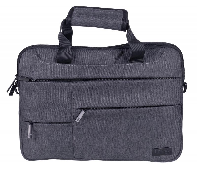 DONAU TRAVEL laptoptas Budapest, 3 l, 14 inch, grijs