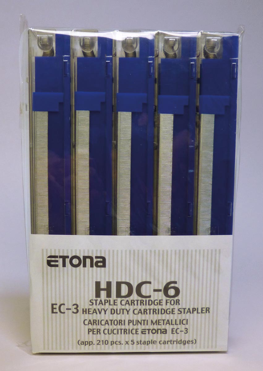 Etona nietjescassette voor EC-3, capaciteit 1 - 25 blad, pak van 5 stuks afbeelding