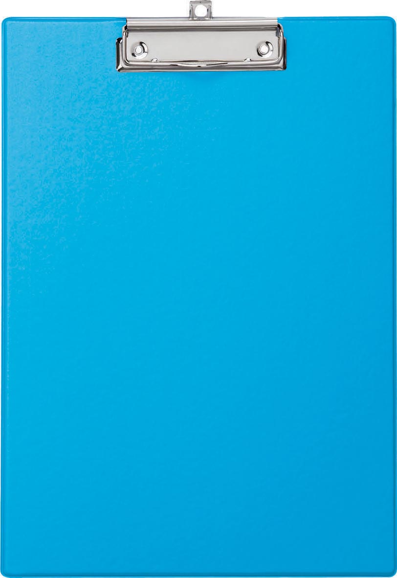 MAUL klemplaat A4 staand neon blauw afbeelding